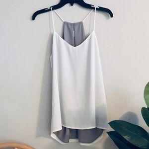 Express White/ Grey (reversible) Tank
